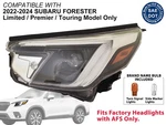 Head Lamps 2022 2023 2024 Subaru Forester Driver Left Side 84002SJ650. Fixed Price $658.06.