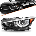 For 2014-2022 Infiniti Q50 Led W/o Afs Left Driver Side Headlight Headlamp. Fixed Price $88.88.