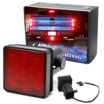 Red Lens 15-LED Tow Hitch Receiver Strobe Brake Light For Truck Suv 2-INCH Hole. Fixed Price $22.09.