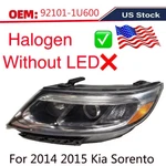 New Halogen Headlight For 14-2015 Kia Sorento Ex Sx Left Driver 92101-1U600 Oem. Fixed Price $363.21.