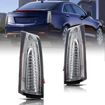 Tail Lights Clear Lens Black Housing Led L&r For 2013-2018 Cadillac Ats-v. Fixed Price $136.39.