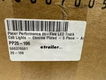 New Pacer Performance Hi-five Led Truck Cab Lights Chrome Plated 5 Piece. Fixed Price $120.00.