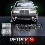 For Mercedes W124 Amg GEN1 Front Bumper Fog Light Set Ref Oe: HWA2018200156. Fixed Price $120.00.