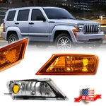 Fender Mounted Amber Marker Signal Corner Parking Lights For 08-12 Jeep Liberty. Fixed Price $39.99.