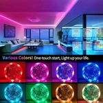 Rgb Led Strip,smart Light Flexible Ribbon Luces Tape With App Remote Control. Fixed Price $22.10.