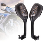 Black Racing Led Rear View Mirrors For Suzuki 2006 - 2022 Gsxr 600 750 1000. Fixed Price $27.54.