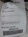 Driver Tail Light Quarter Panel Mounted Led Fits 10-19 Mkt 404431. Fixed Price $175.49.