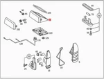 Genuine Mercedes W202 C-class Stop Lamp 20282008567C45. Fixed Price $396.46.