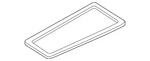 Genuine Mazda License Light Assembly Gasket B45A-51-252. Fixed Price $6.93.