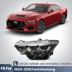 Full Led Headlight Chrome Black Driver Side W/ Model 2024-2026 Ford Mustang. Fixed Price $263.99.
