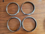 Lot Of Headlamp Headlight Trim Ring Bezel Triumph TR3 TR4. Fixed Price $49.95.