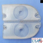 Nice Used Pair Of 1959 Chrysler Reverse Light Lens Windsor Saratoga New Yorker. Fixed Price $50.00.