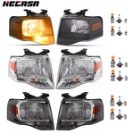 Ford Expedition 2007-2014 Headlights Headlamp Left Right Pair W/bulbs. Fixed Price $138.49.
