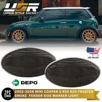 Depo Frost Smoke Fender Side Marker Light For 2001-2006 Mini Cooper R50 R53 Hb. Fixed Price $12.95.