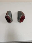 Pair 1937 Oldsmobile Coupe Oldulite Passenger Side Taillight Housing Lh + Rh. Fixed Price $249.99.