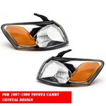 Front Driver&passenger Corner Lamps Turn Signal Lights For 97-99 Toyota Camry. Fixed Price $41.99.