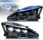 2X Led Projector Headlights For 2006-2014 Lexus IS250 IS350 Isf Dynamic Blue Drl. Fixed Price $365.19.
